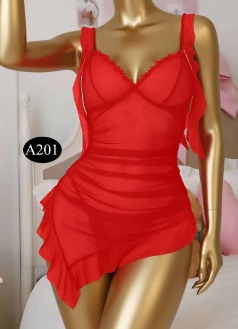 قميص نسائي قصير شفاف 5