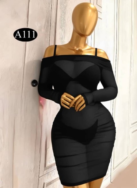 قميص نسائي قصير شفاف