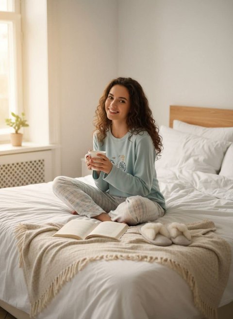 بيجاما مخمل ناعمة