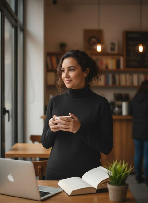 بلوزة دافئة 4