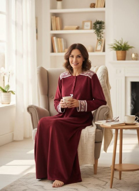 قميص مخمل طويل 5