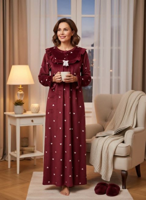 قميص مخمل طويل