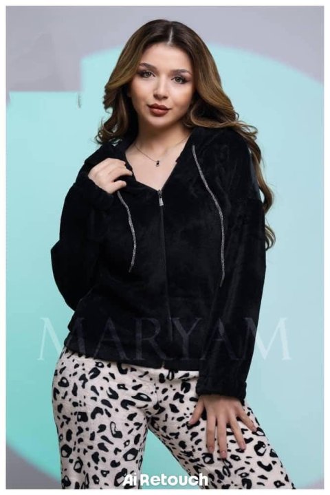 بيجاما فرو بنقشة بنطال تايغر 4