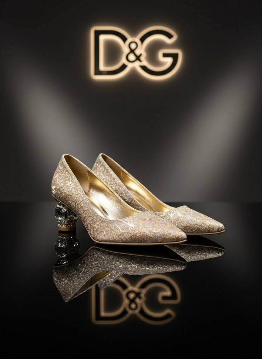 حذاء بكعب مميز