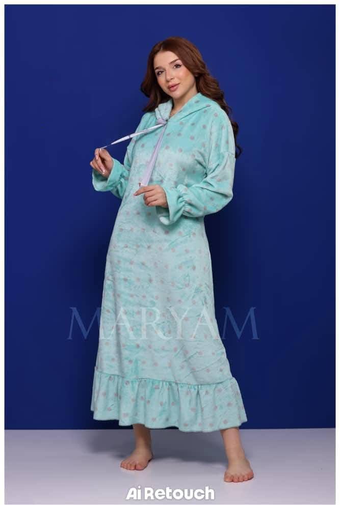 قميص نوم فرو ناعم