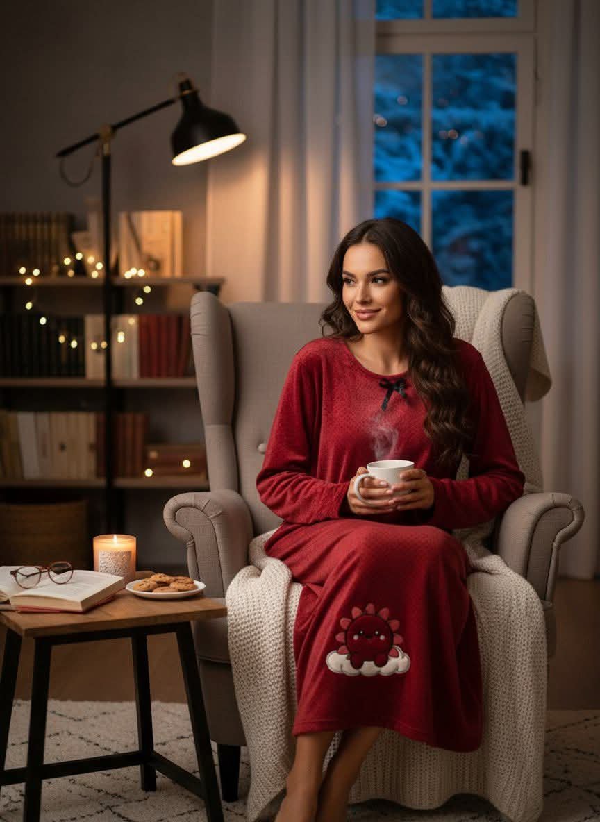 قميص نوم بطراز حديث