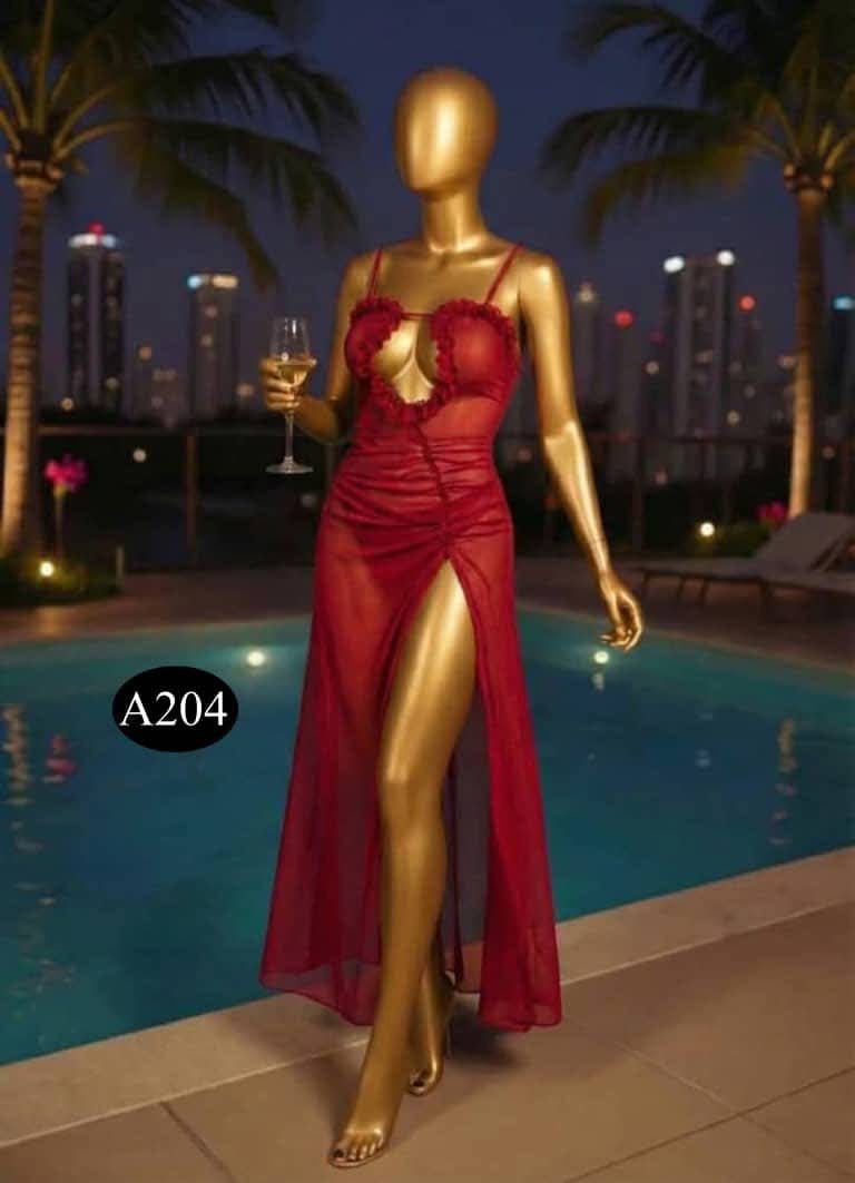 قميص نوم نسائي طويل