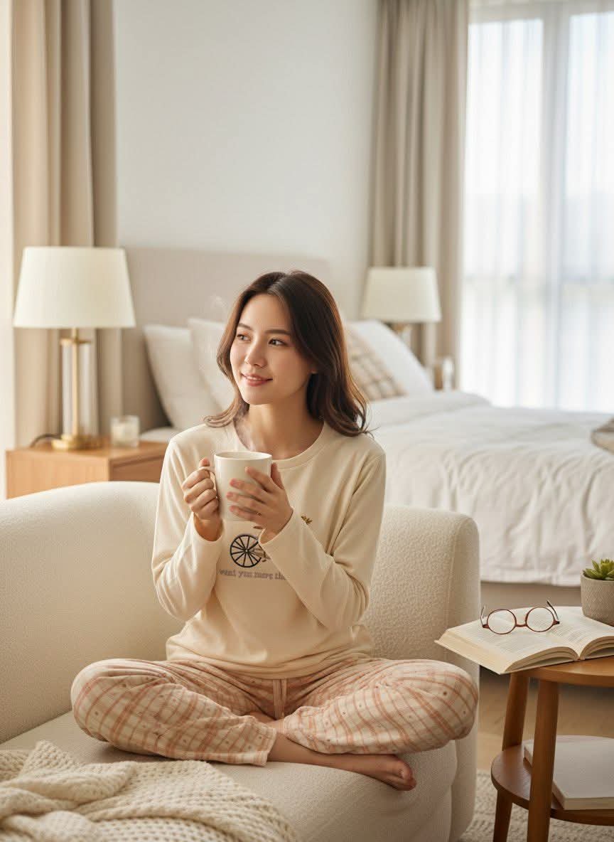 بيجاما مخمل ناعمة