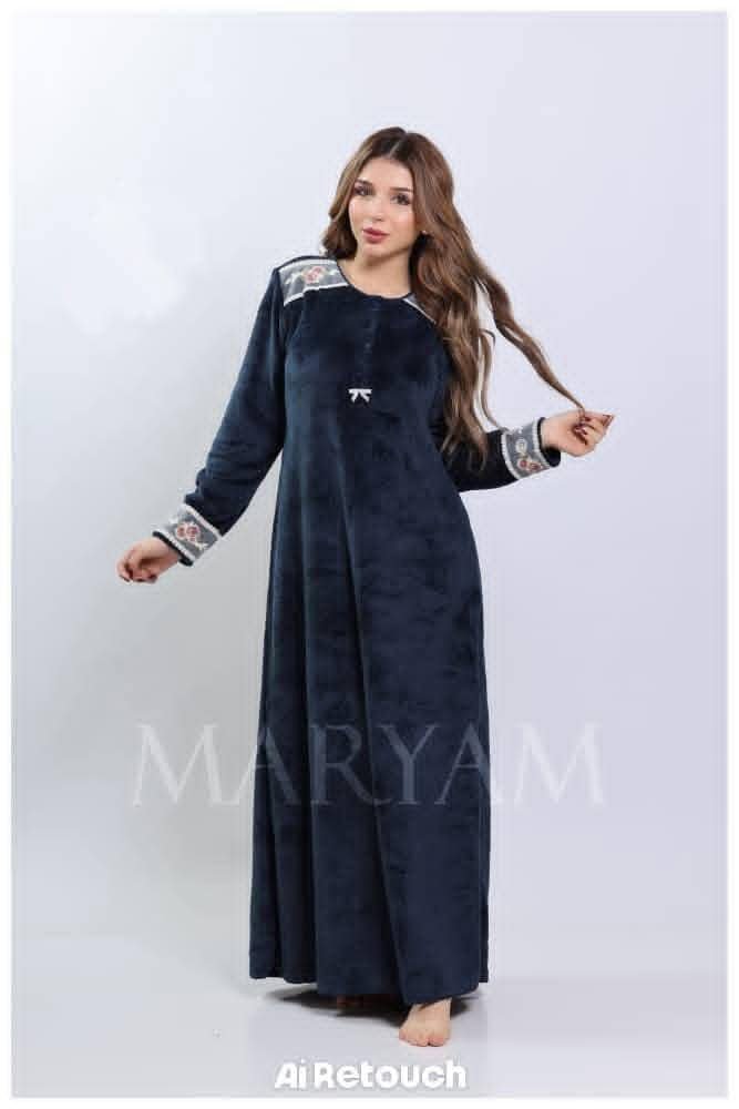 قميص مخمل طويل
