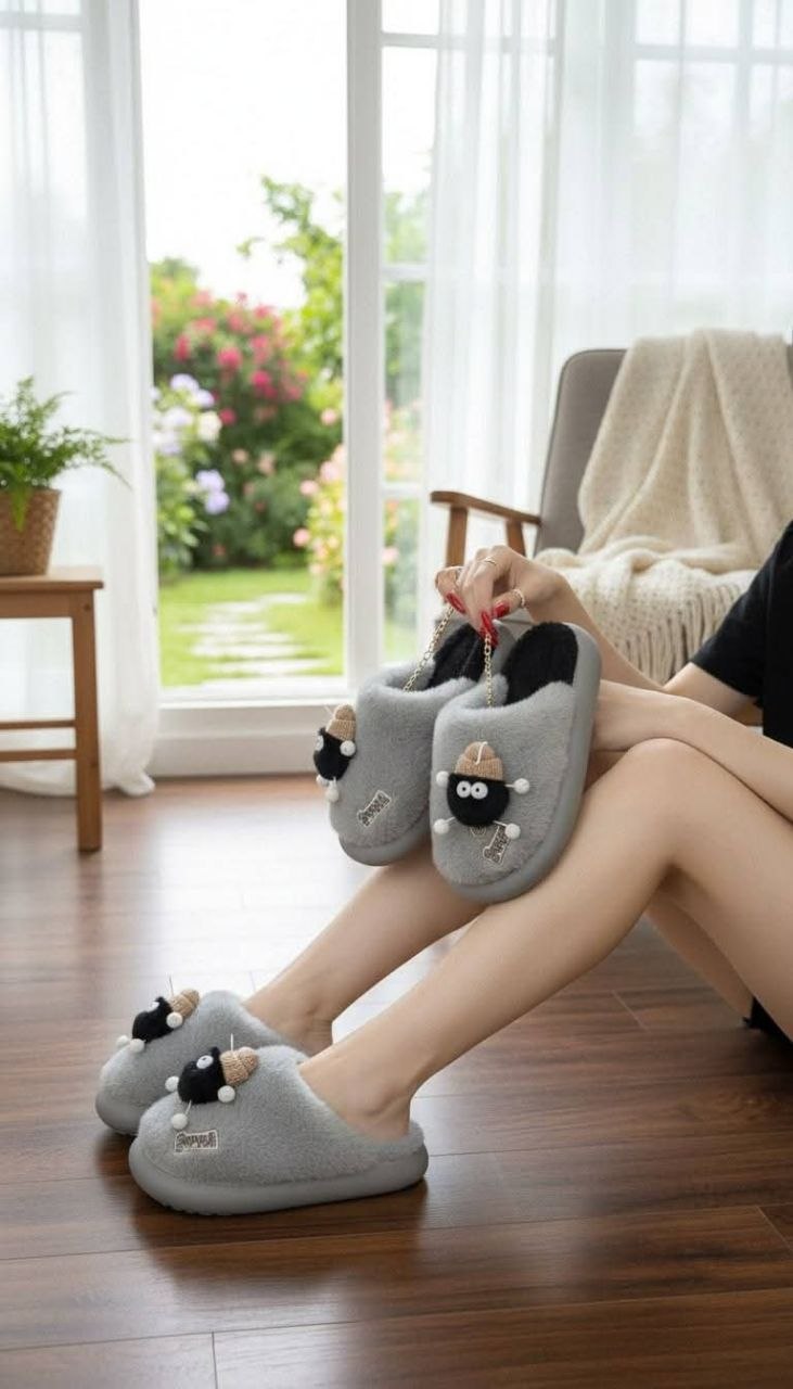 سليبرات فرو منزلية للصبايا 3