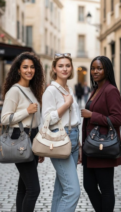 حقائب جلد عملية للصبايا