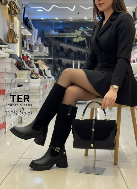 حذاء ساق طويلة شيك 3