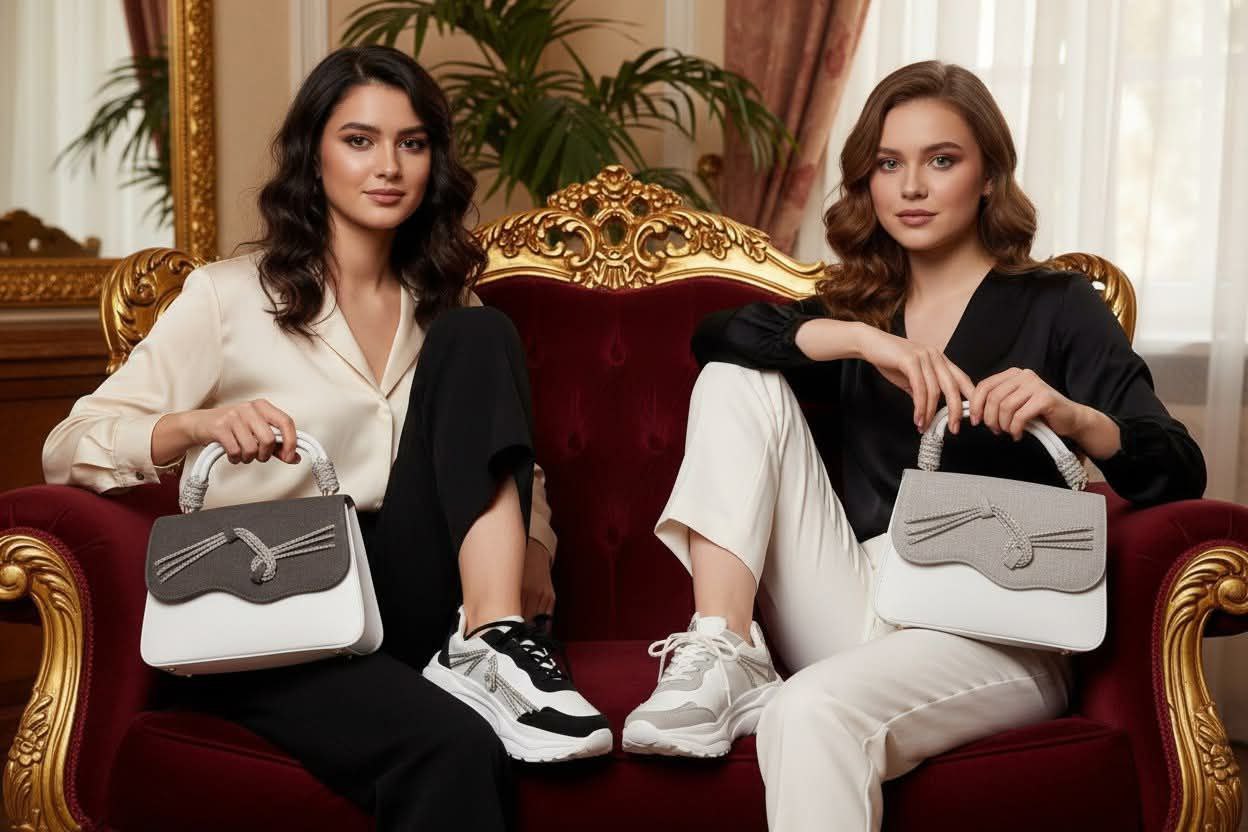 طقم العيد: حذاء أنيق وحقيبة راقية