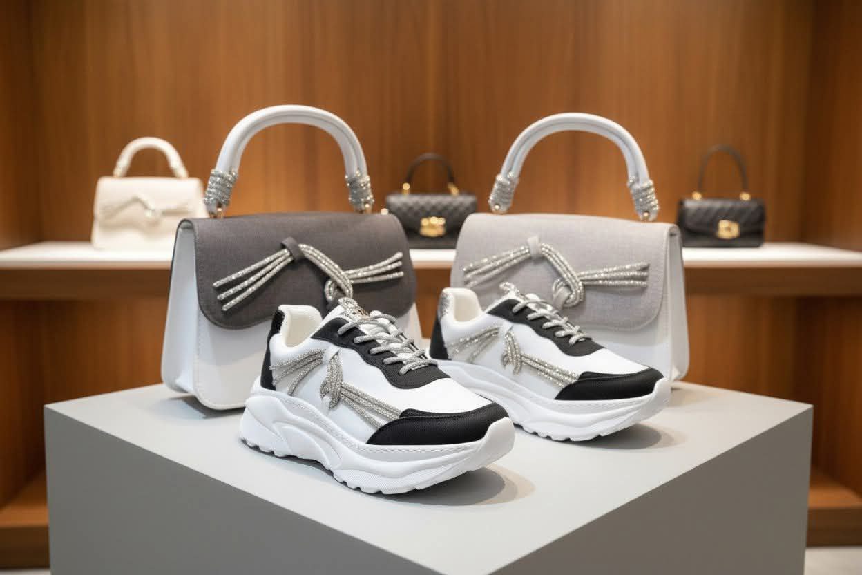 طقم العيد: حذاء أنيق وحقيبة راقية