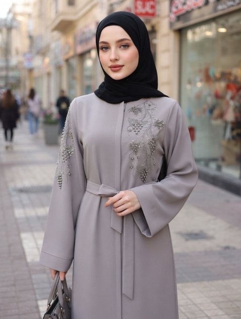 عبايه لبراده بتطريز